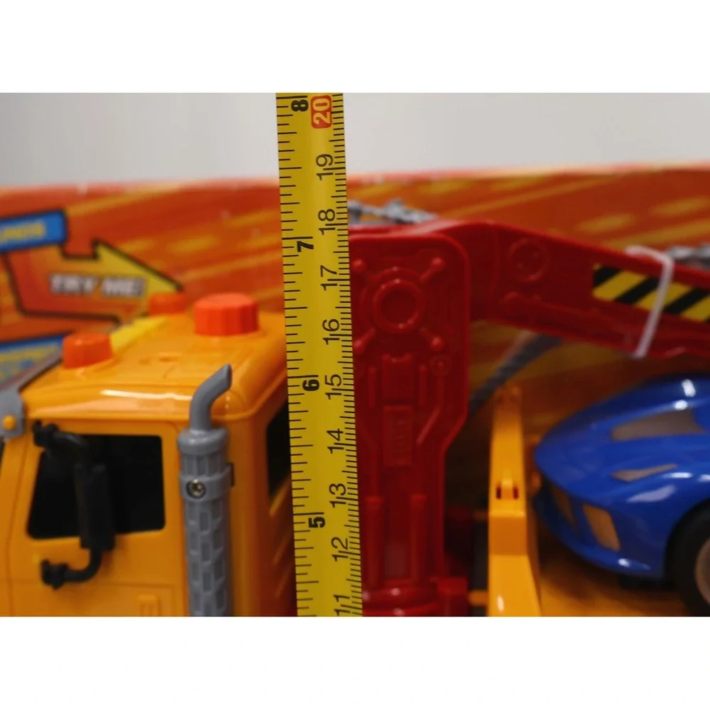 Adventure Force Tow Truck Toy Kids Unisex OS Yellow New Lights & Sounds Crane